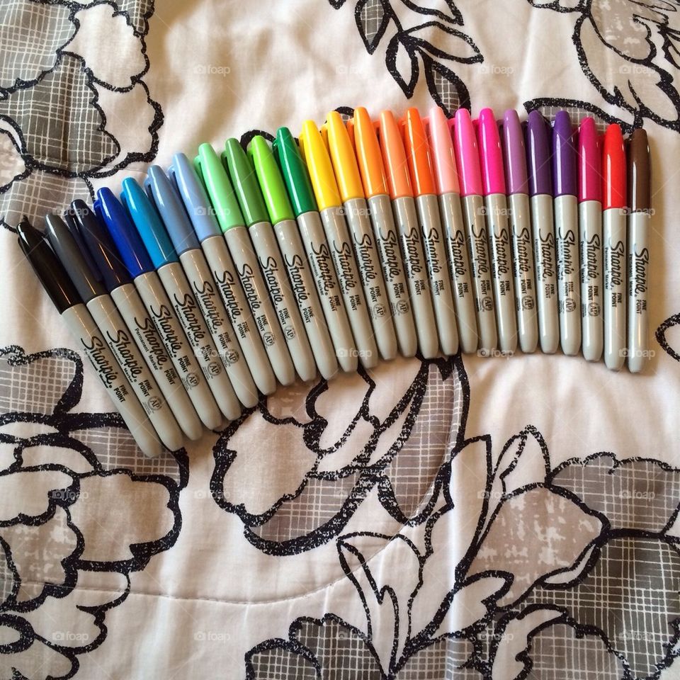 New pack of sharpies