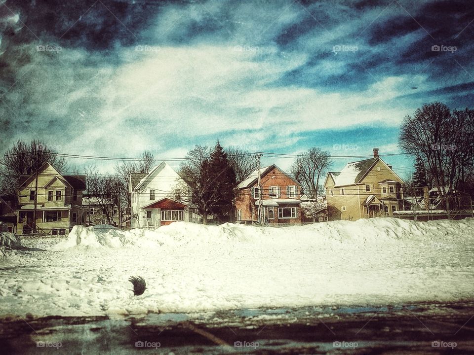 Winter Day, Plattsburgh New York