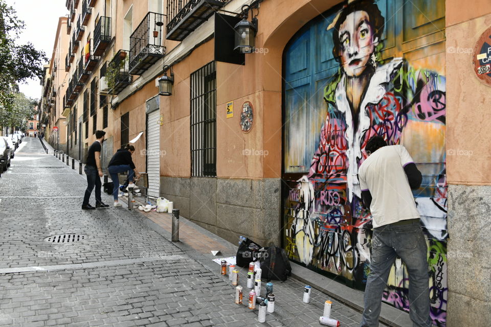 Grafitis, Malasaña, Madrid