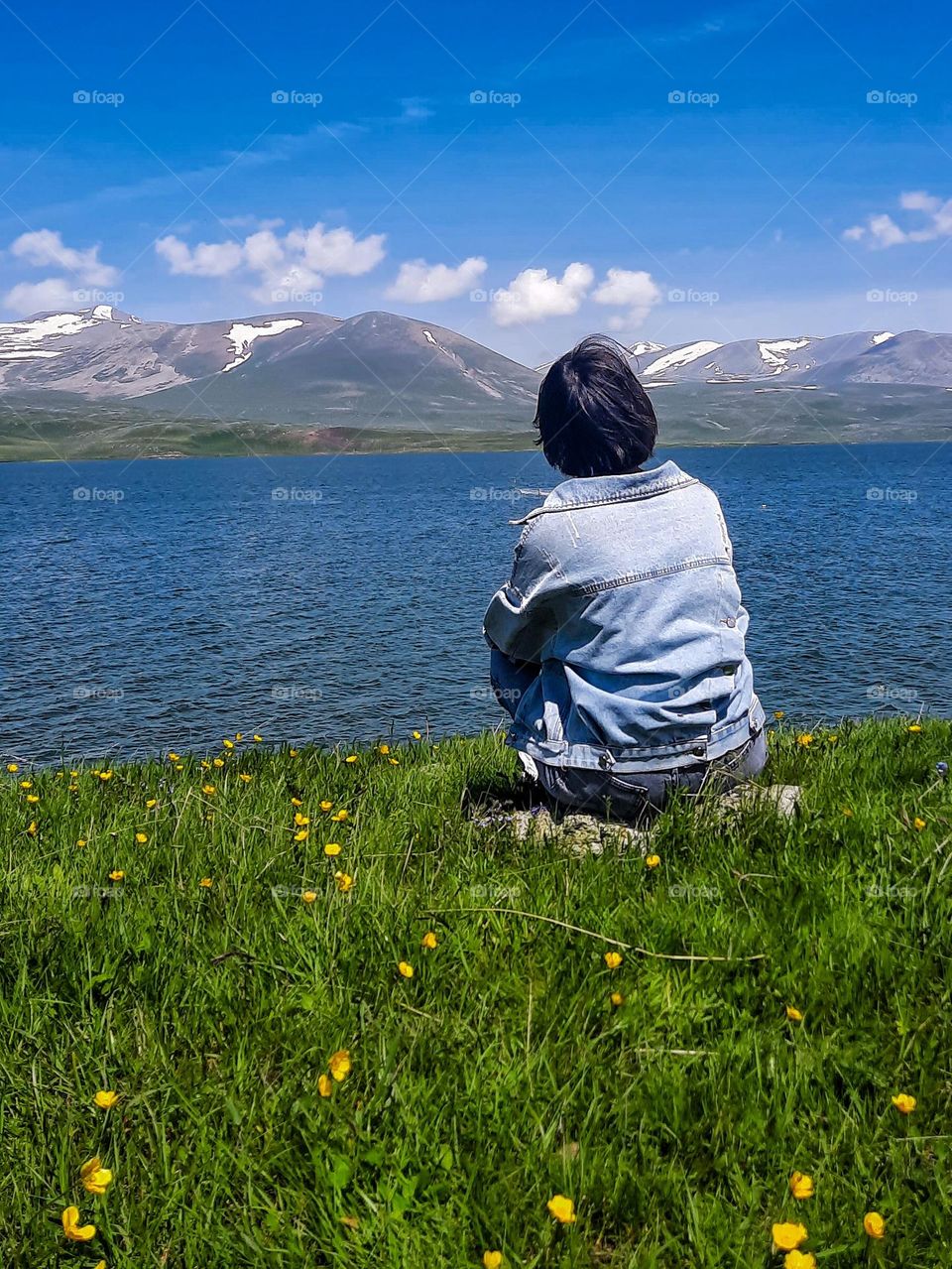 girl Near the lake