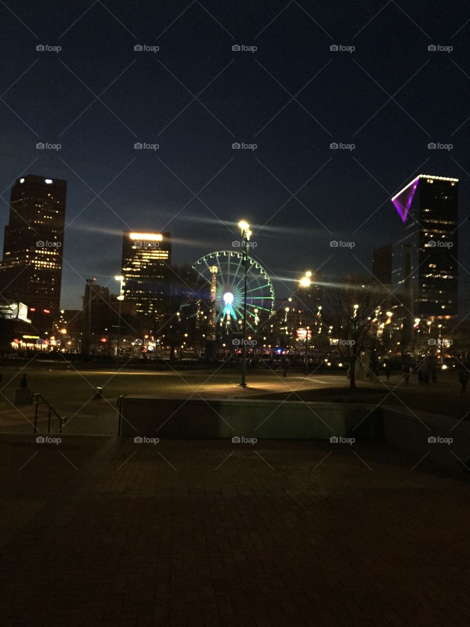 Pre-dawn downtown Atlanta 