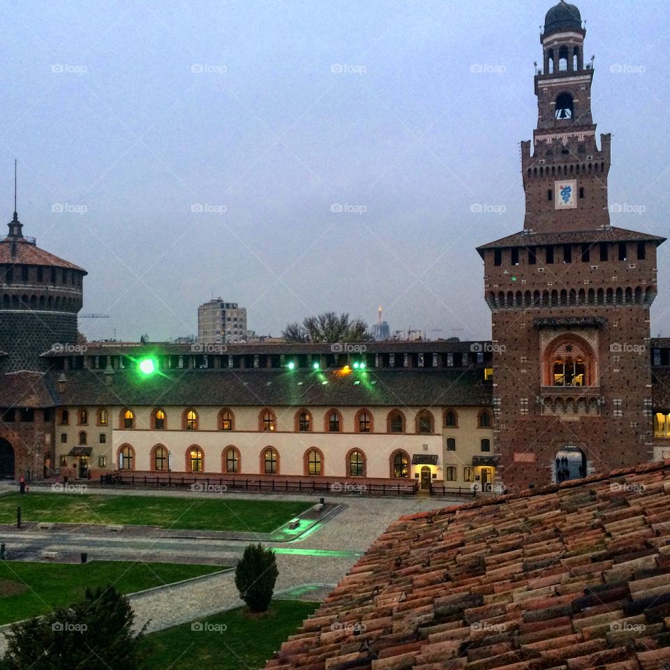 Milano inside castello Sforzesco