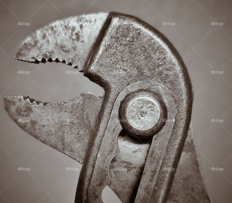 Detail of pliers