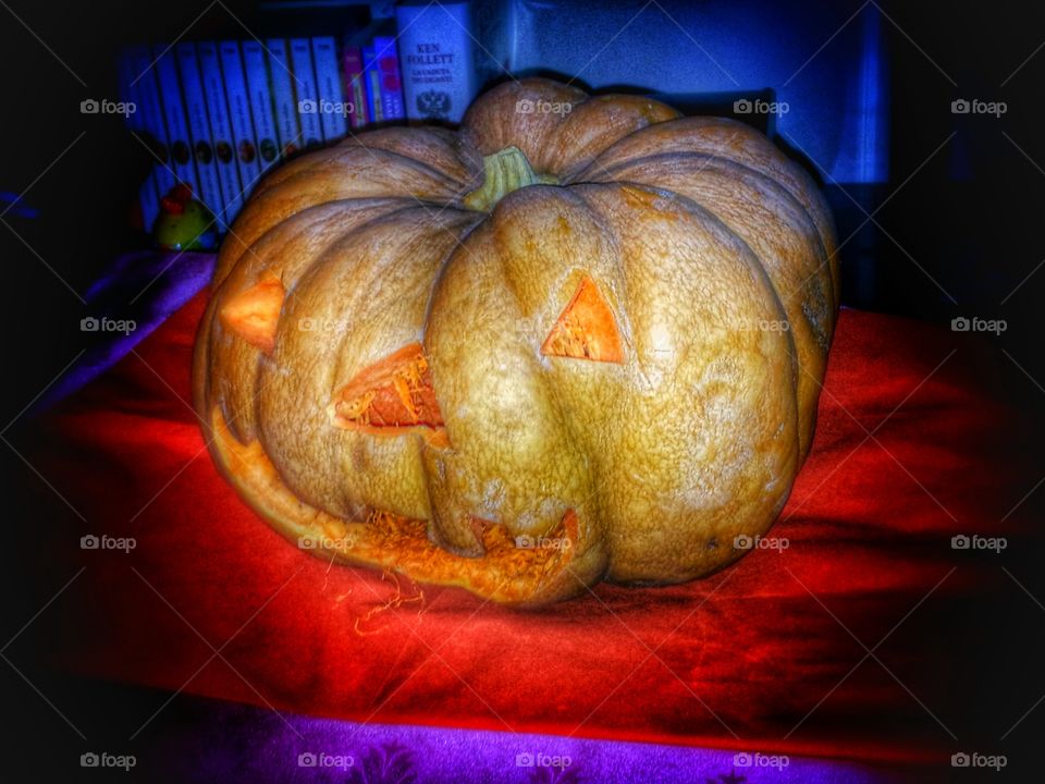 Waiting for Halloween at home