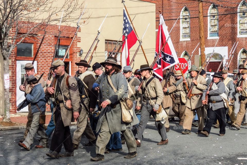 American Civil War Reenactment in Virginia 