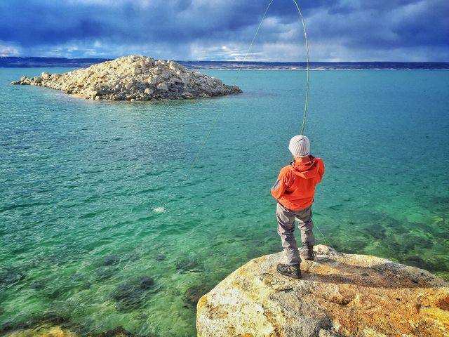 Fishing in Patagonia's Jurassic Lake 