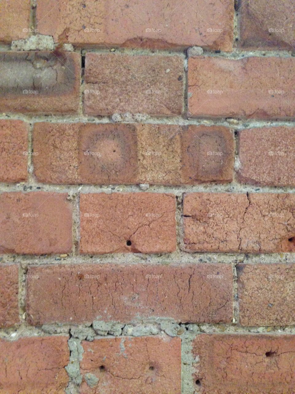 Red brick wall with copy space 