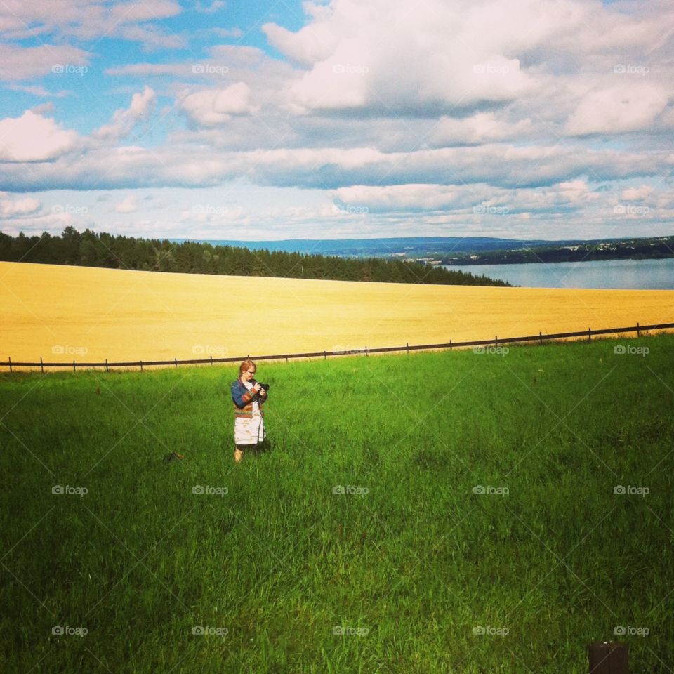 Norwegian Spring . Springtime in Norway. 