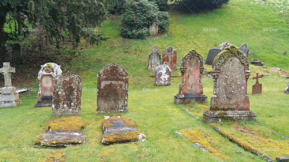 An old Welsh cemetery