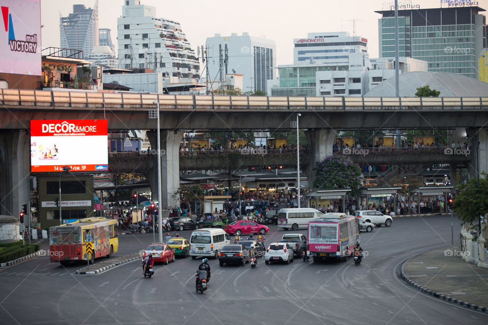 Road in Bangkok 