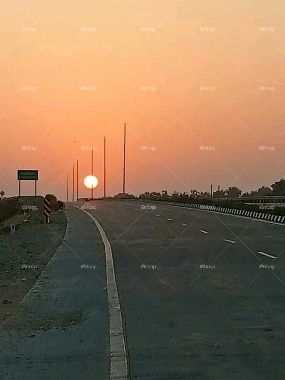 August 14, 2023 rajasthan india. A beautiful and attractive view of the sunset.