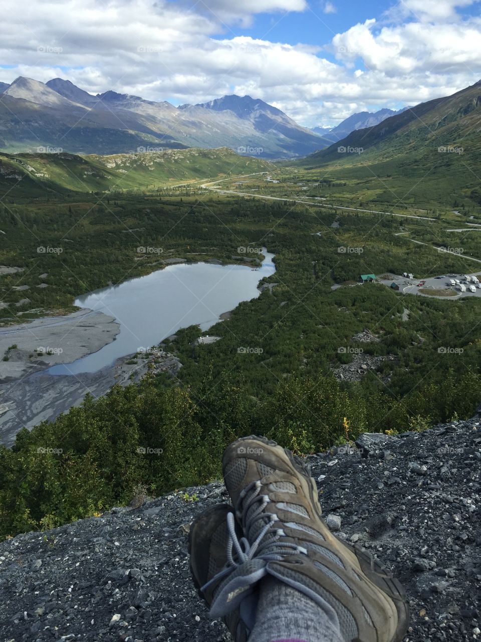 Worthington glacier, Thompson pass near Valdez Alaska