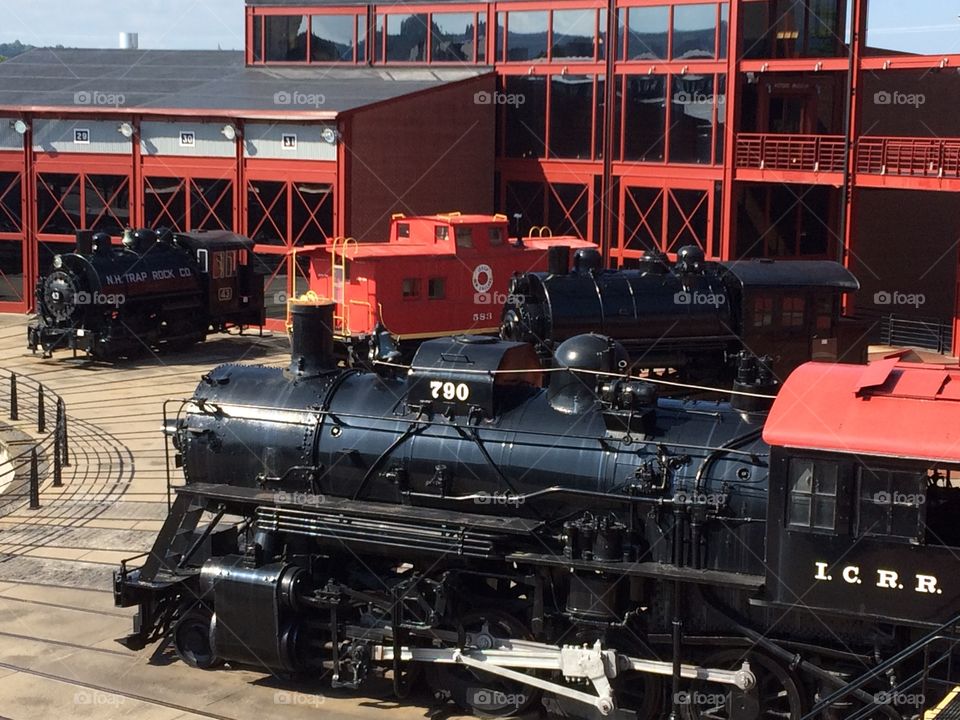 Steamtown National Park, train engines