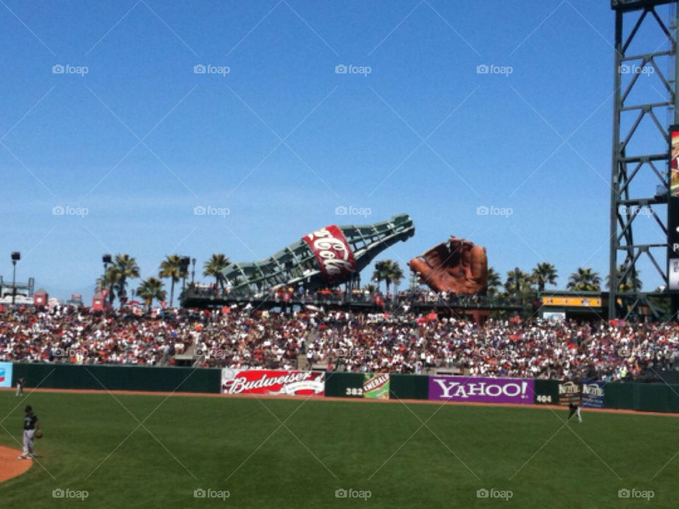 summer park baseball giants by logailschmitt