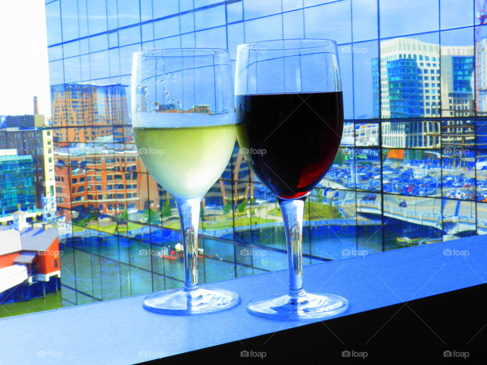 Wine for two with a view