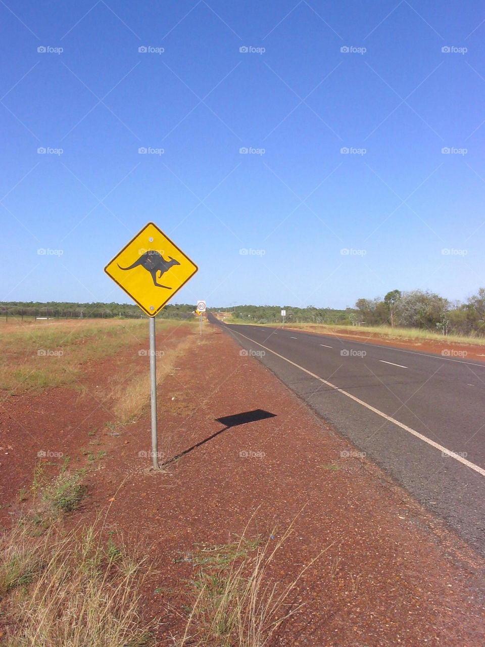 red sun road desert by FrankTheDog