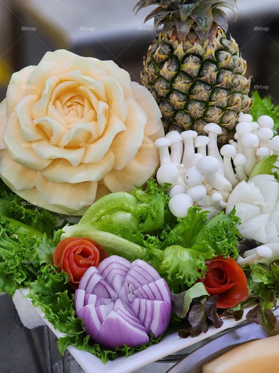 vegetables and fruit