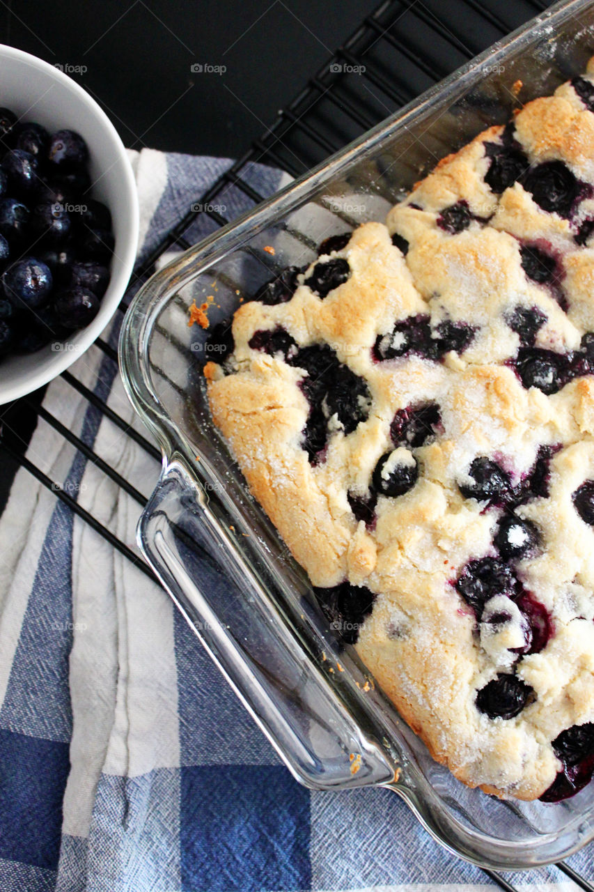 Blueberry breakfast cake 