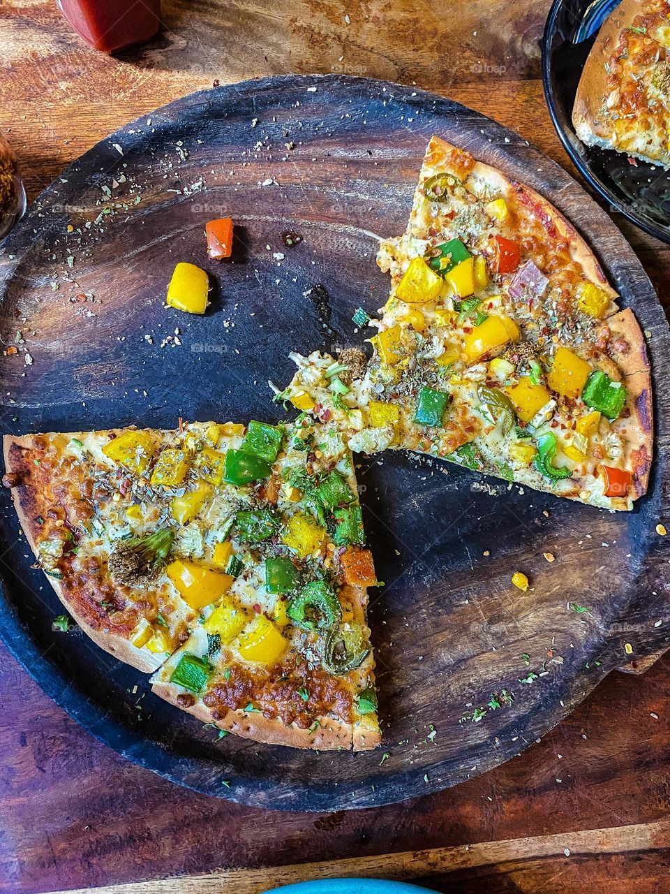 Pizza is Round But It's Slice is rectangle.