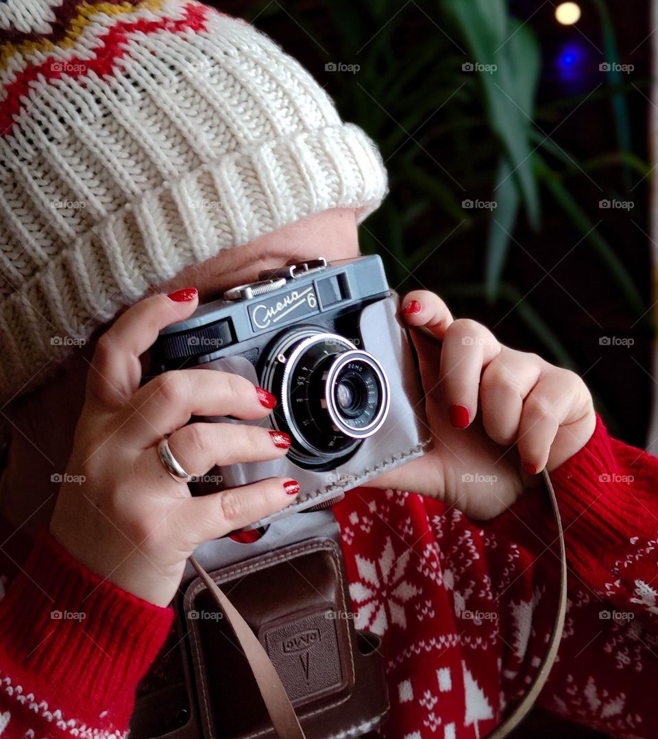 Vintage retro camera as my favourite stuff