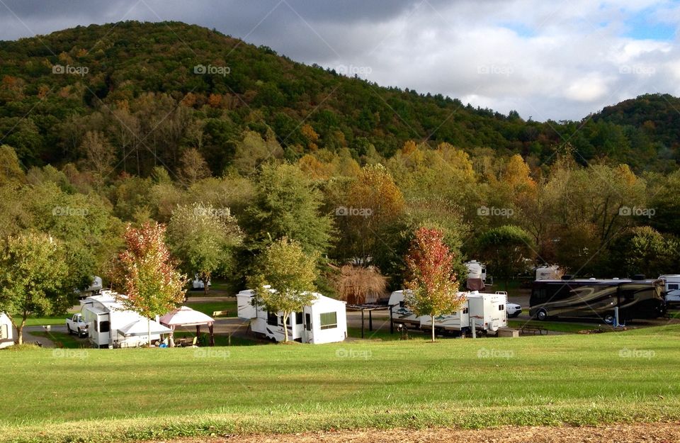 Beautiful fall in the Mountains