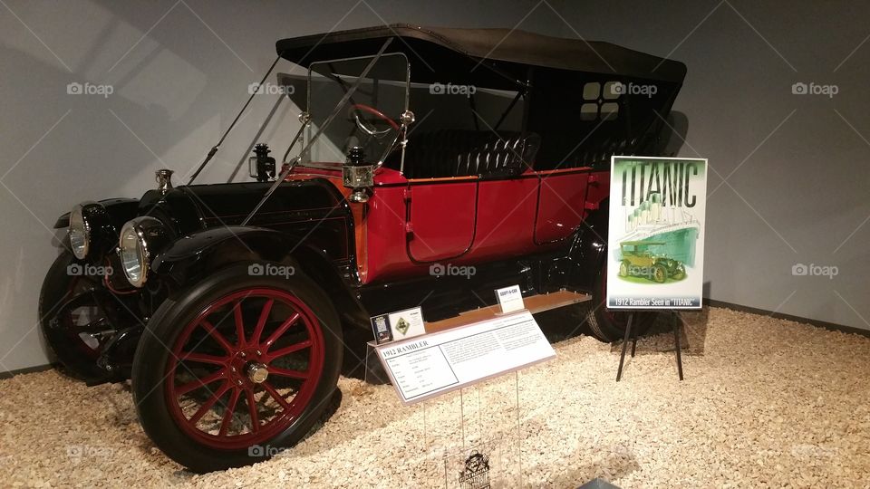 Titanic Car. The 1912 Rambler from the Hollywood movie "Titanic"