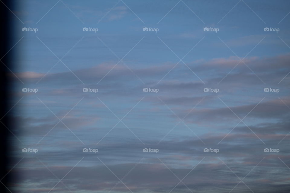 clouds and sky on a cold winter day