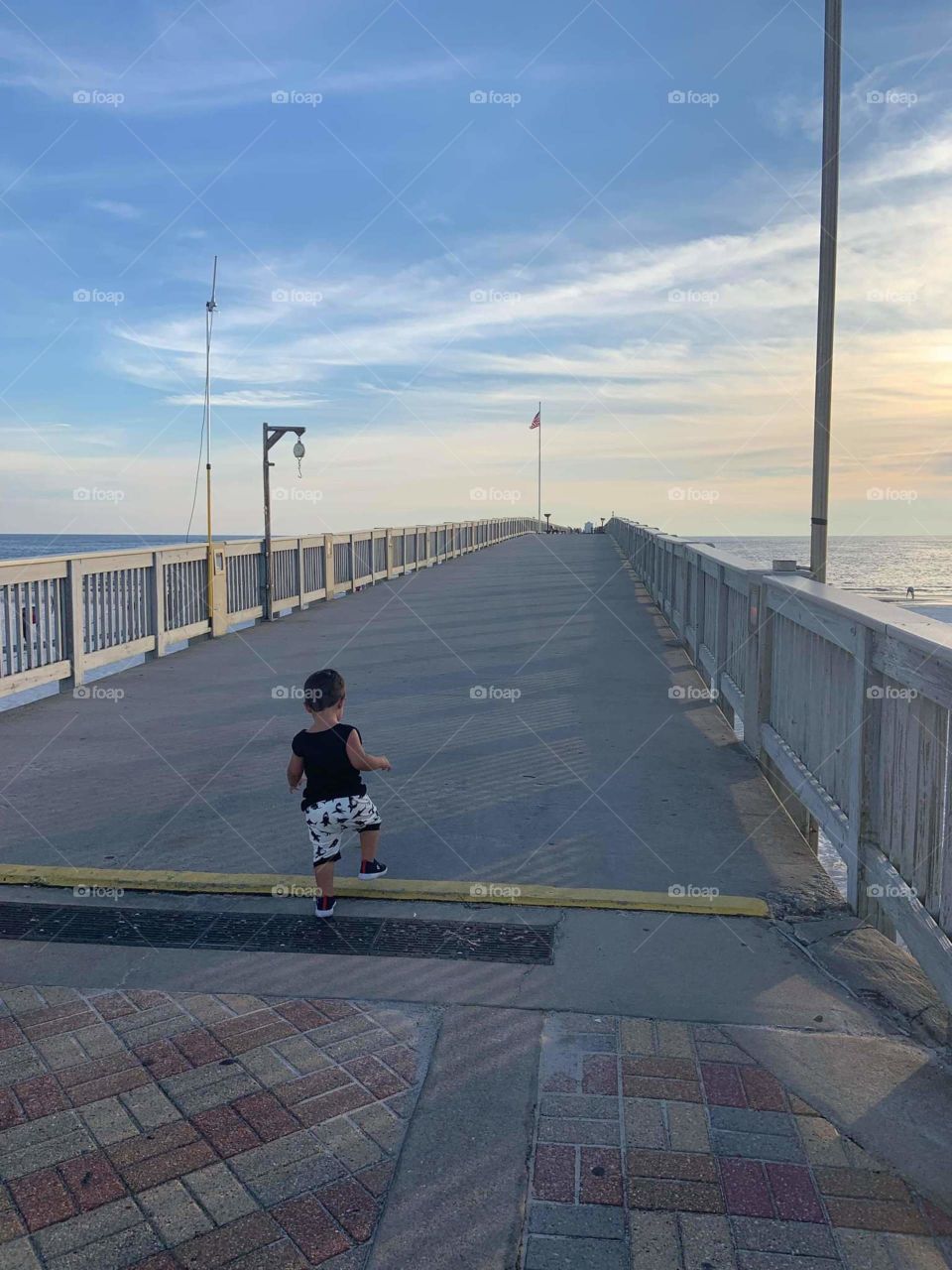 Running free on the Pier