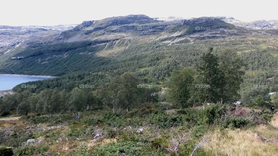 The rough nature in Norway