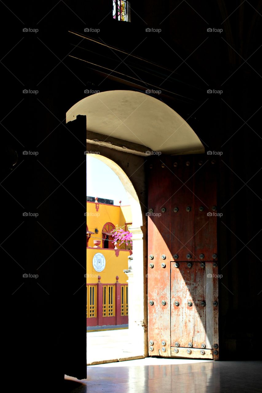 Church. We answered through Leon Cathedral. Built in 1747 it's one of the oldest in the country. There are 7 tunnels underneath this church that leave around the city to other churches
