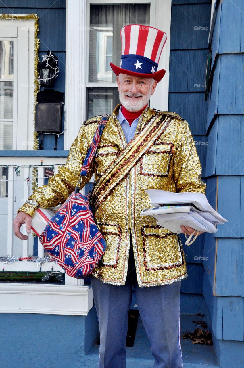 Patriotic Mail Carrier