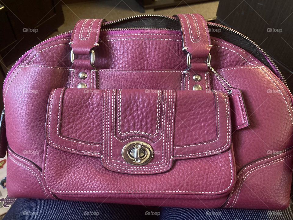 Raspberry Coach bag