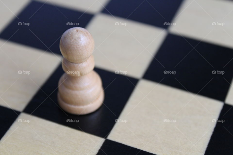 pawn on chess board