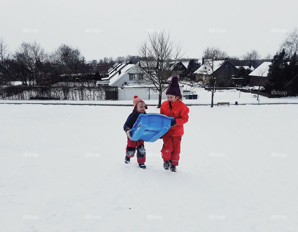 Going up to go sledding