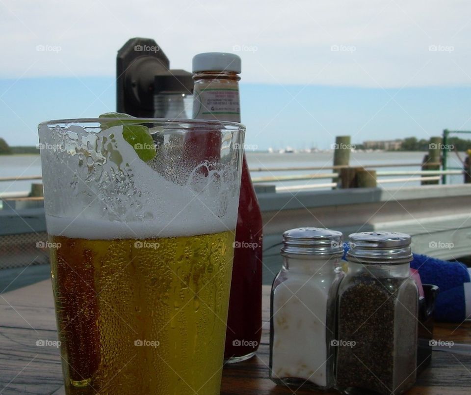 Beer at the beach