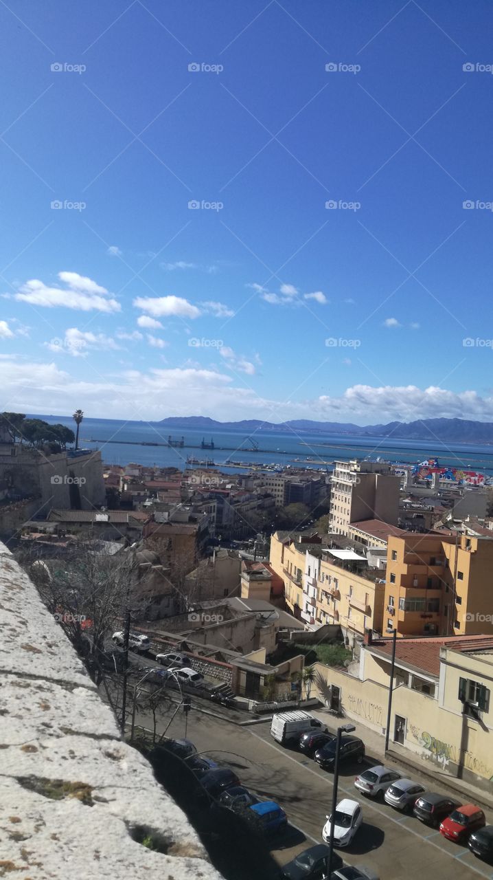 panoramic view of Cagliari
