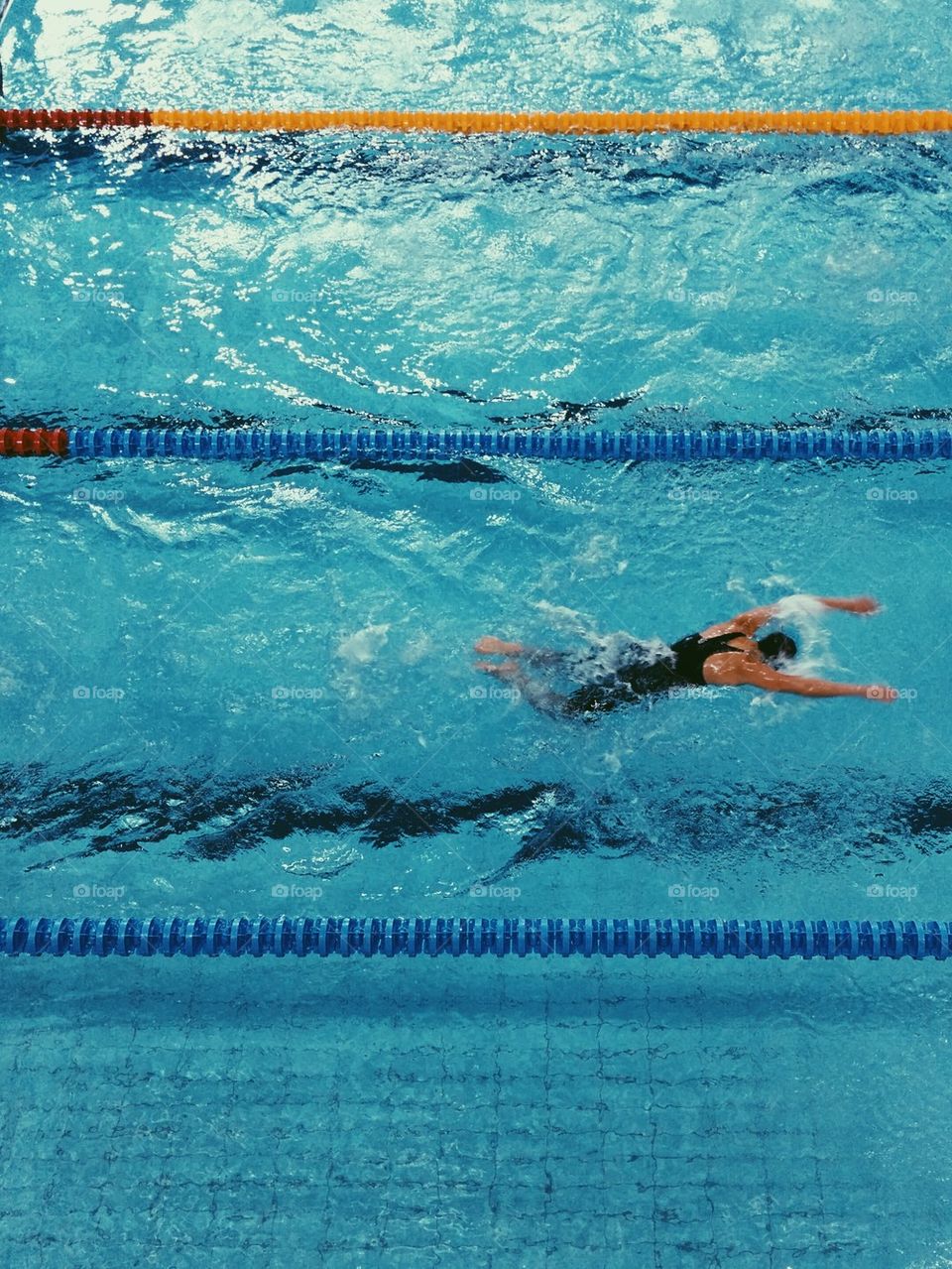 Competition swimmer
