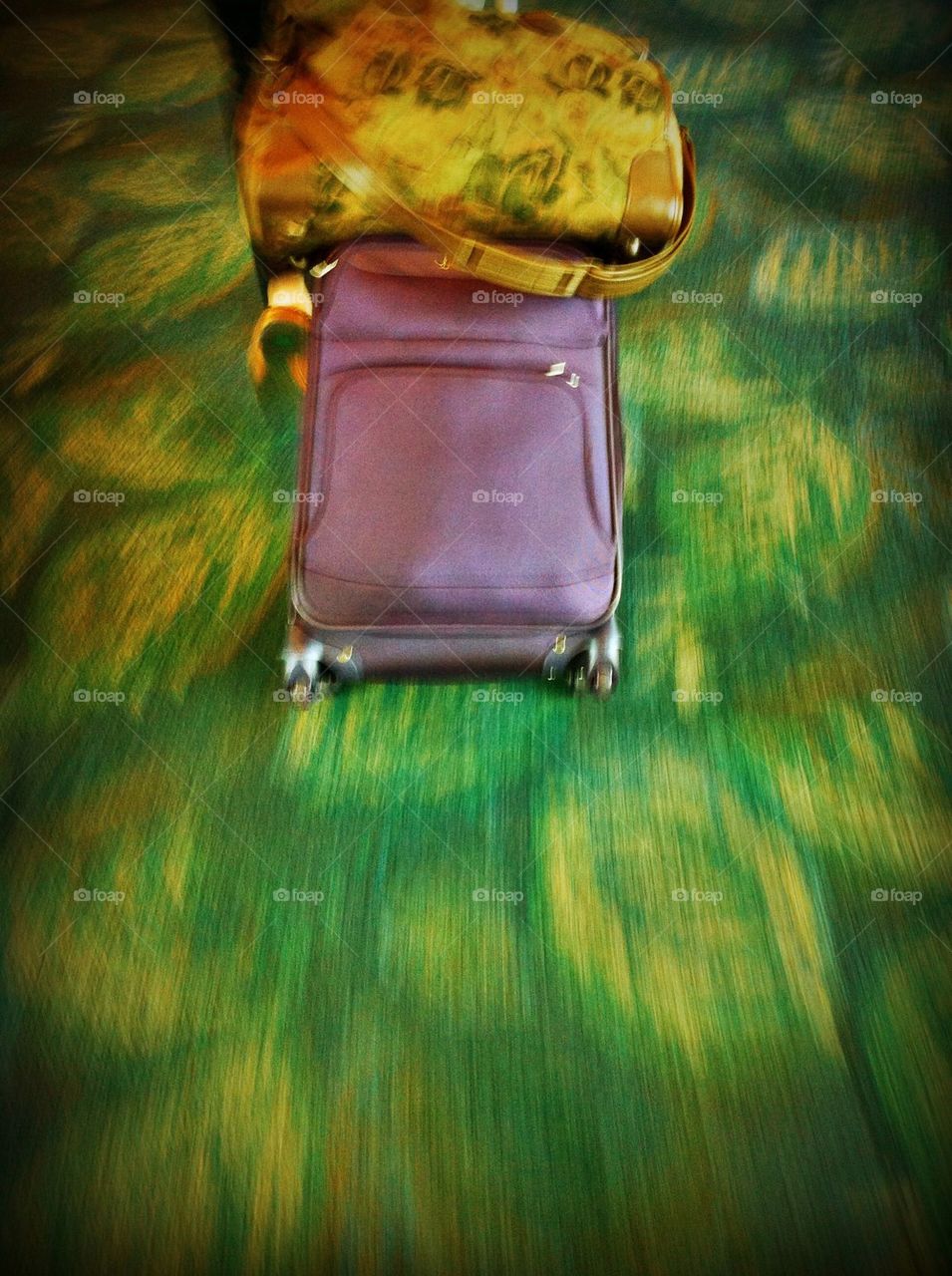 Roller Bag on an Airport