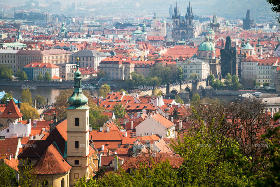 Prague skyline