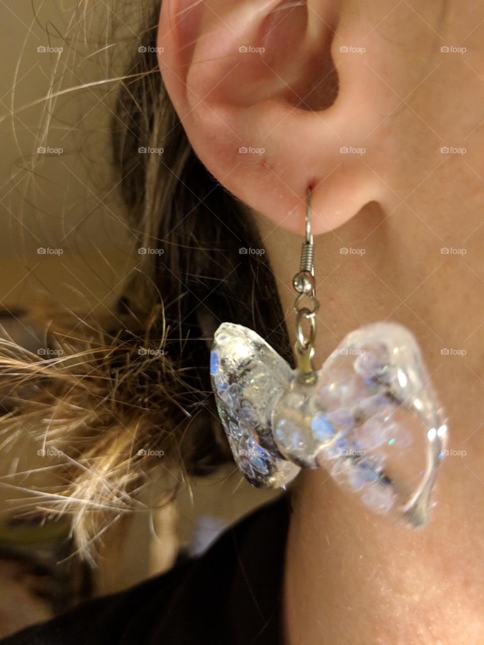 plastic earring