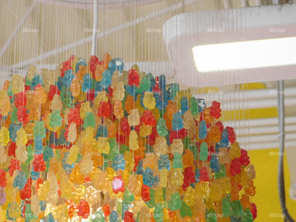 gummy bear chandelier