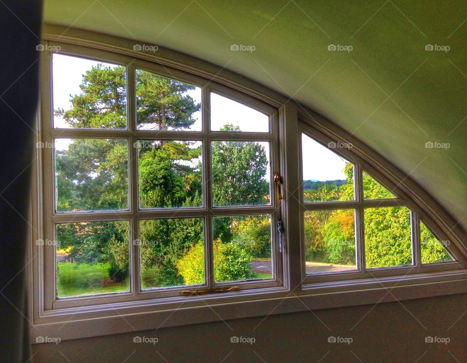Room with a view over the countryside!
