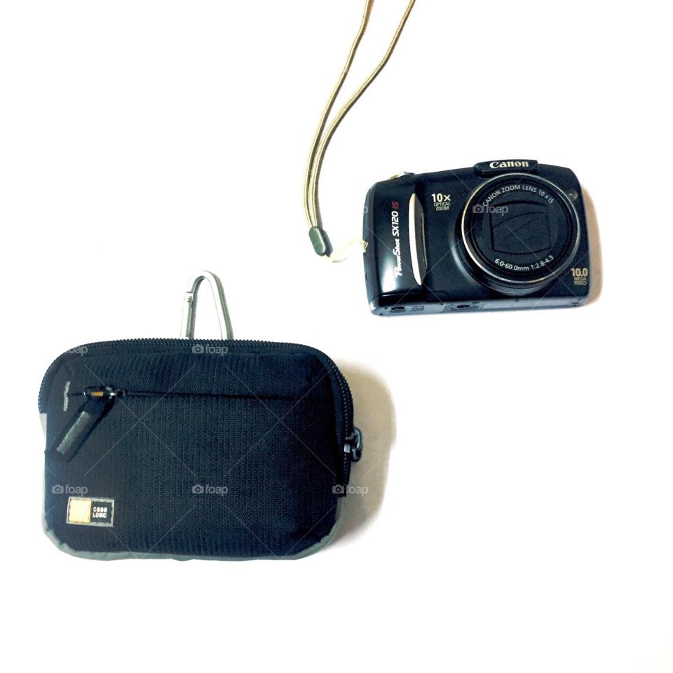 Canon camera and pouch 