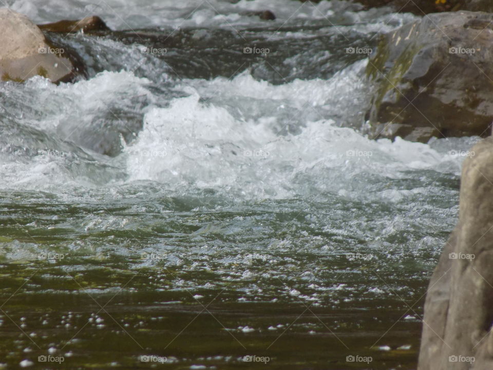 The river water in the jungles of aceh halimon