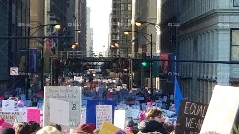 Chicago Women's March 2018