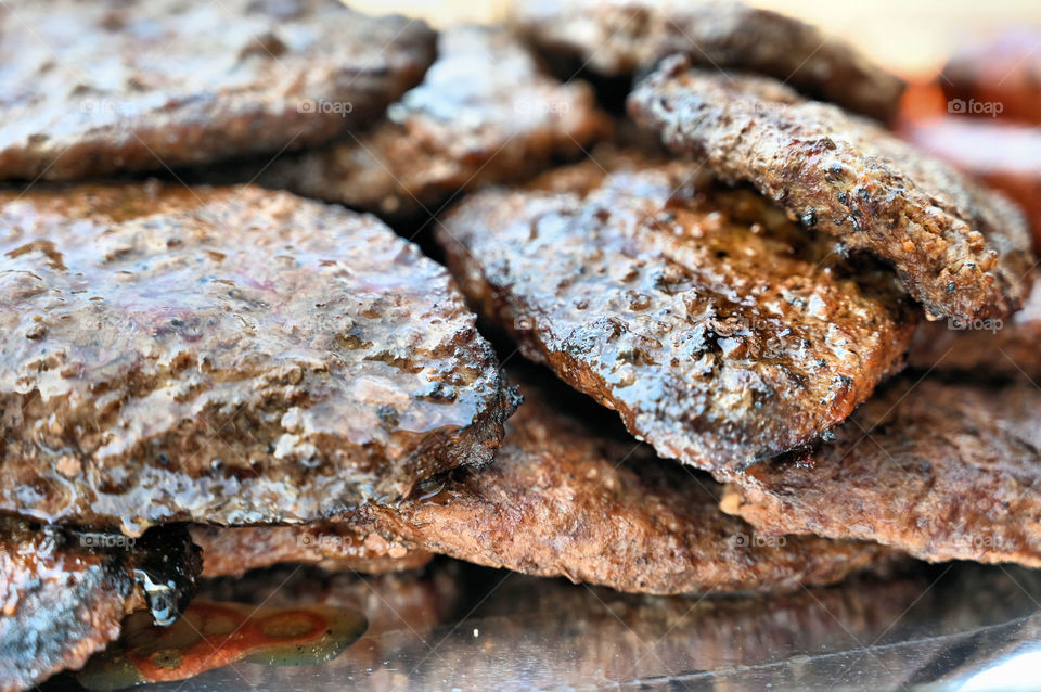 Freshly Grilled Beef Steaks 
