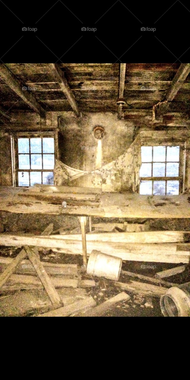 Inside of a barn on farm from 1700’s!