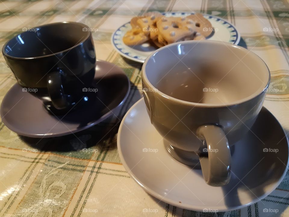 two cups for tea