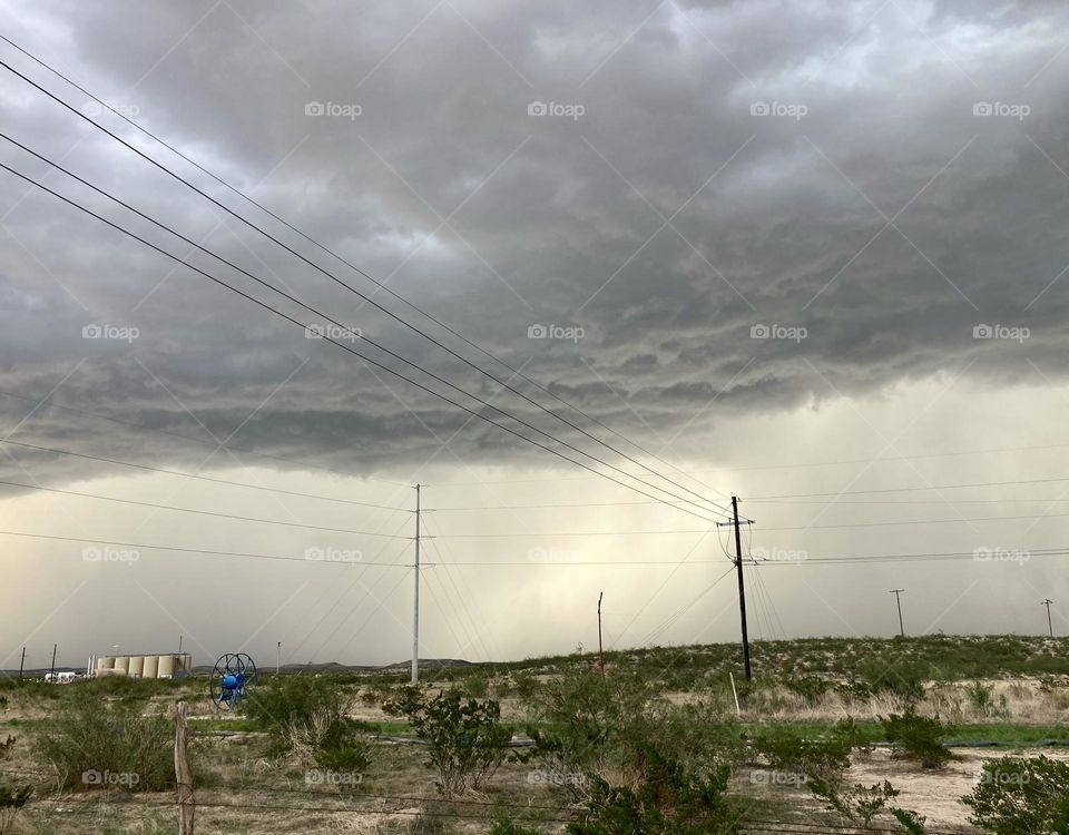 Monsoon Season, Heavy Clouds and Rain 