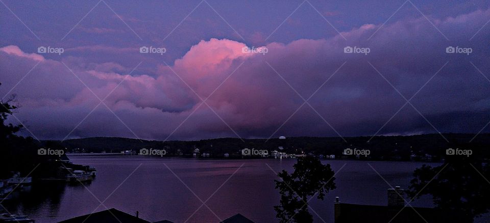 Water, Sunset, No Person, Dawn, Lake